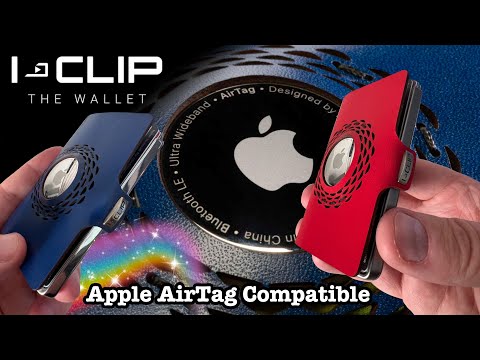 I-CLIP The World's BEST Smart Wallet Just Got SMARTER! (Now Apple AirTag Compatible)