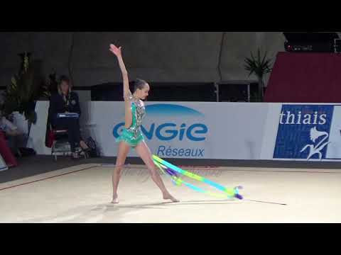 Aidana SARYBAY (KAZ) ribbon - 2016 Thiais AA