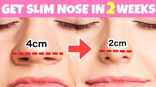 Make NOSE WINGS Smaller! Slim Down, Sharpen Wide & Fat Nose! NO Surgery!