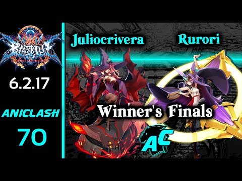 AniClash 70 - Juliocrivera (Nine) vs Rurori (Izanami) Winner's Finals Blazblue CF