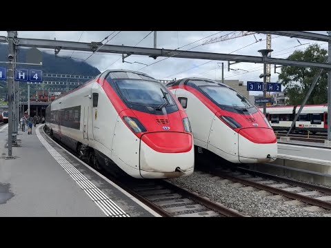 HIGH SPEED JOURNEY ON THE SBB GIRUNO! Riding the Stadler SMILE from Arth Goldau to Lugano at 200km/h