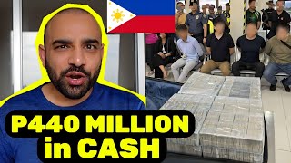9 foreigners arrested in the Philippines with $8 Million in cash hidden in 7 suitcases