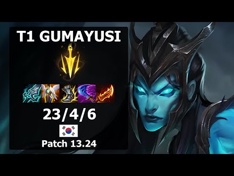 T1 Gumayusi Kalista ADC vs Senna| Patch 13.24 KR Challenger