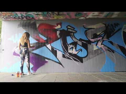 GRAFFITI - Graff de Zoia réalisé pendant l'European Hip-Hop Exchange - 2019