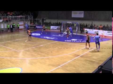 Gol Javi Alonso (1-1) Aspil Vidal Ribera Navarra -  Peñíscola Rehab Medic. J22, Primera Div