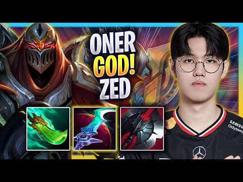 ONER IS A GOD WITH ZED! - T1 Oner Plays Zed JUNGLE vs Kha'zix! | Season 2025