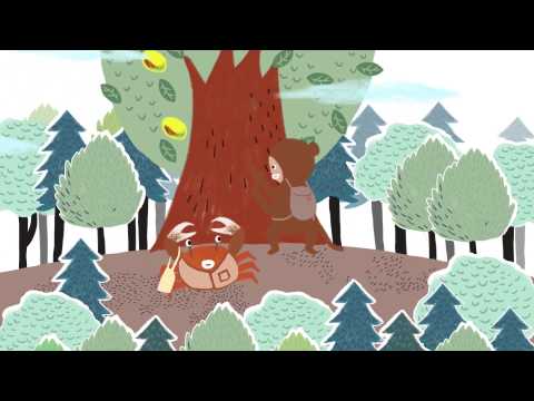 族語夢工廠II-排灣語-13排灣族動畫 猴子與螃蟹