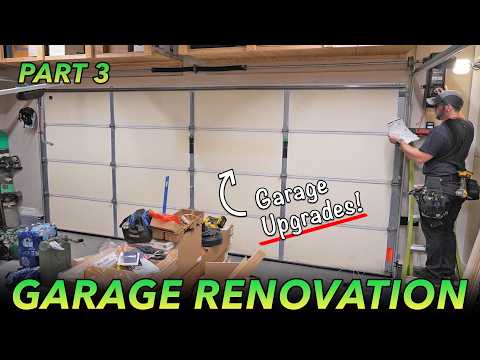 5 Easy Garage Door Upgrades // Transforming My Garage Into A Workshop Part 3