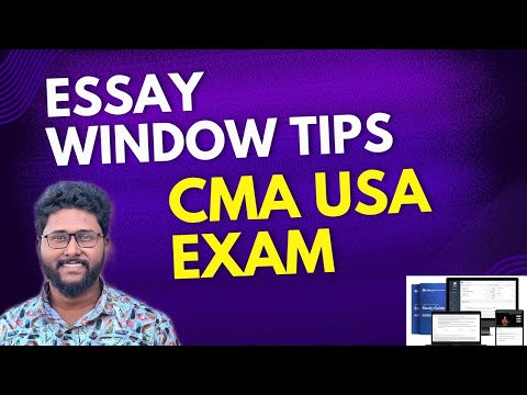 Essay Tips for  CMA USA Exam