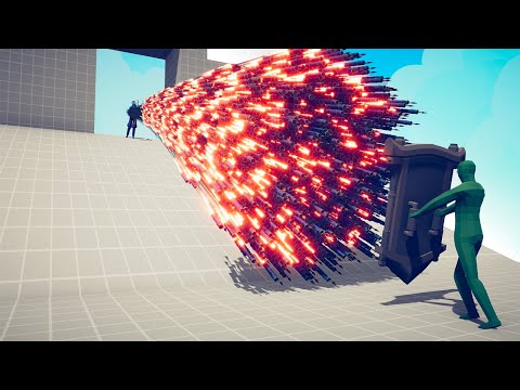 ZOMBIE MIRROR SHIELD vs EVERY GOD - TABS | Totally Accurate Battle Simulator