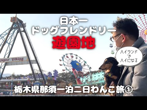 【愛犬連れ旅行 栃木 那須】ドッグフレンドリーな那須ハイランドパークで遊ぼう