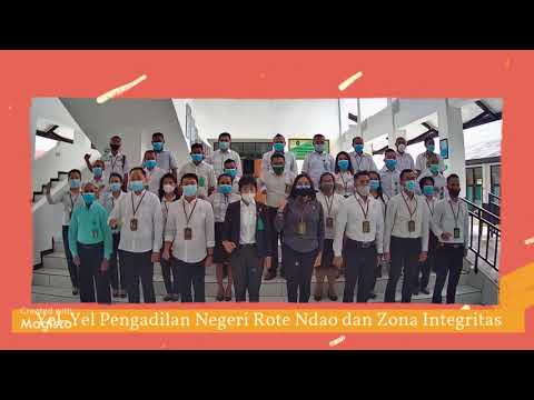 Yel-Yel Pengadilan Negeri Rote Ndao dan Yel-Yel Zona Integritas