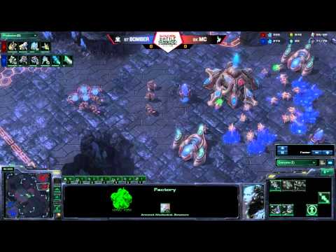 MC (P) vs Bomber (T) G1 Red Bull Battlegrounds Austin Group C - Day 1