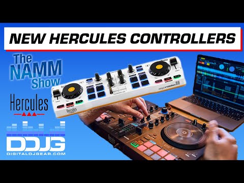 Brand New Hercules DJ Controllers Featured at NAMM 2022