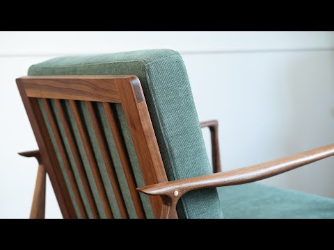 Making a Luxurious Walnut Lounge Chair