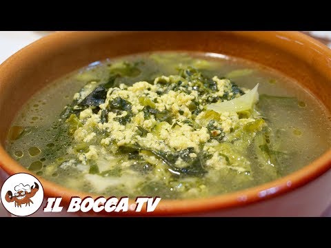 554 - Minestra di cicoria..l'acclamaron tutti a gloria! (primo invernale, facile, tipico e sfizioso)