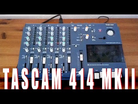 Tascam 414 Tape Cassette Portastudio mkII 4 track recorder DETAILED