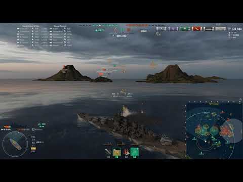 【World of Warships】 Slava Kill Record
