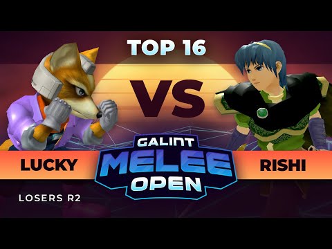 Rishi (Marth) Vs. Lucky (Fox)  - Top 64 LR2 - Galint Melee Open: Summer 2021