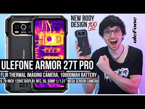 New Design, Best Thermal & Night Vision! - Ulefone Armor 27T Pro Review & Test (Ultra Rugged Phone)