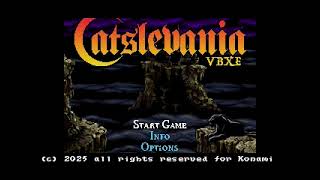 ATARI XL / XE += CASTLEVANIA =+ VBXE VERSION 2025