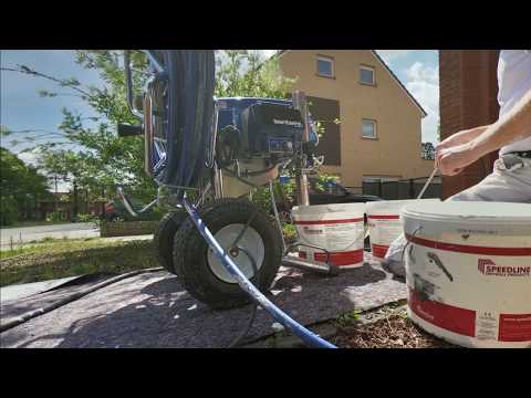 Graco Mark 7 - Spraying an Airless filler