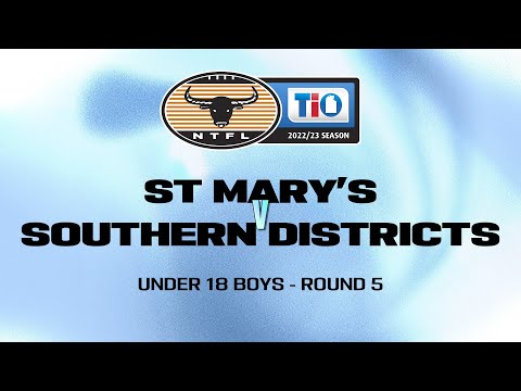 St Mary's vs Southern Districts: 2022/23 TIO NTFL Under 18 Boys - Round 5