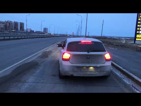 BMW F20 118i n13 st.2' - exhaust stock+catless+muffler mg-race