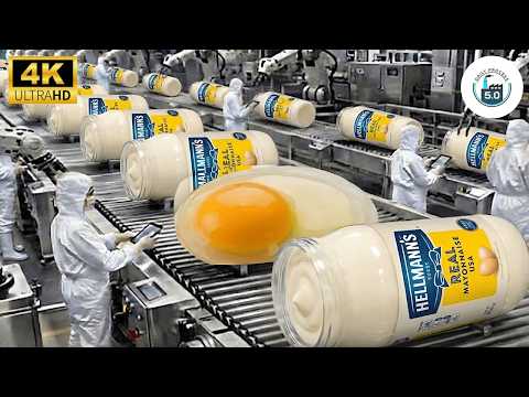 How Mayonnaise is Made: Inside Hellmann's Giant Factory (Full Process)