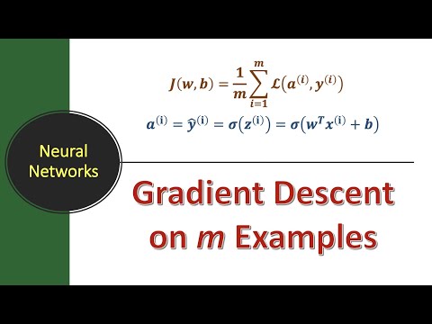 Lecture 17 Gradient Descent on m Examples | Deep Learning