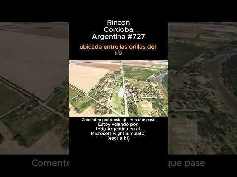 Rincon, Cordoba desde el Microsoft Flight Simulator #rincon #cordoba #msfs #joaha45 #argentina