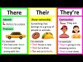 THERE, THEIR & THEY'RE 🤔 | What's the difference? | Learn with examples
