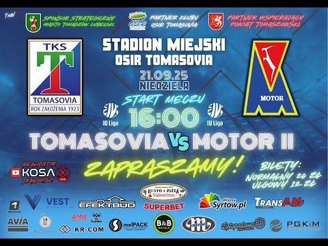 TKS Tomasovia Tomaszów Lubelski - Motor II Lublin [ Na żywo 🔴 ] 21.09.2025 r.