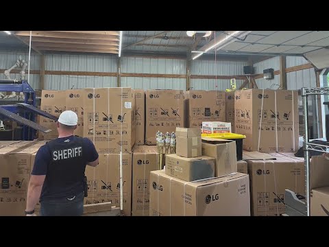 Suburban man allegedly found with dozens of stolen appliances, homemade explosives