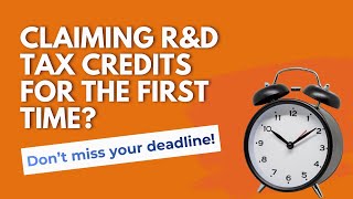 Myriad walkthrough of first-time R&D tax credit claims in the UK