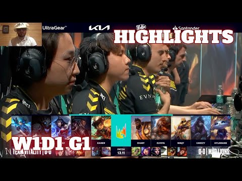 VIT vs MAD - Highlights (ESS Reacts) | Week 1 Day 1 LEC Summer 2023 | Vitality vs Mad Lions W1D1