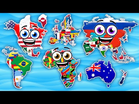 ¡Todos Los Países Del Mundo Y Sus Banderas! | KLT Español