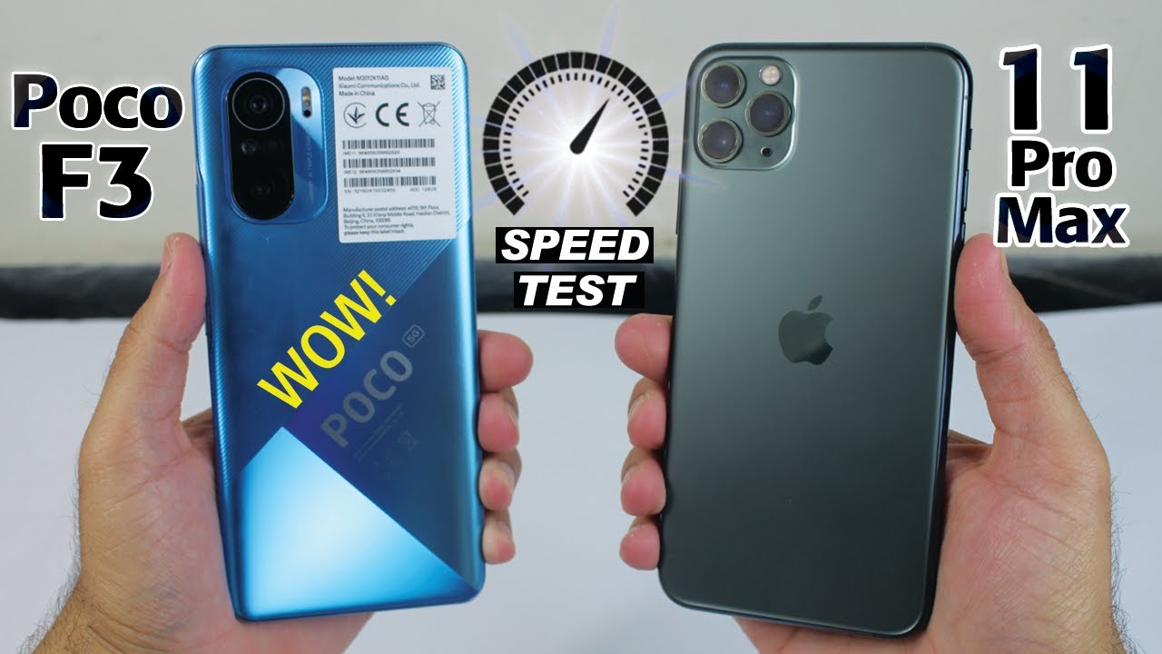 Poco F3 vs iPhone 11 Pro Max - SPEED TEST⚡