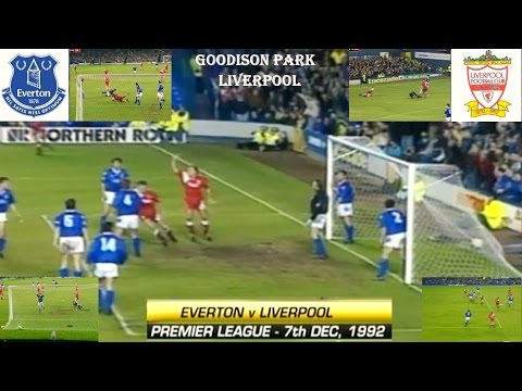 EVERTON FC V LIVERPOOL FC - 2-1 - GOODISON PARK - 7TH DECEMBER 1992