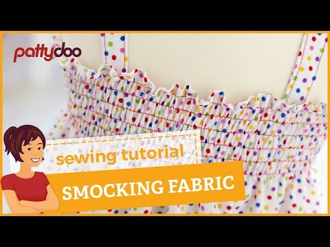 How to smock/shirr fabric easily with your sewing machine