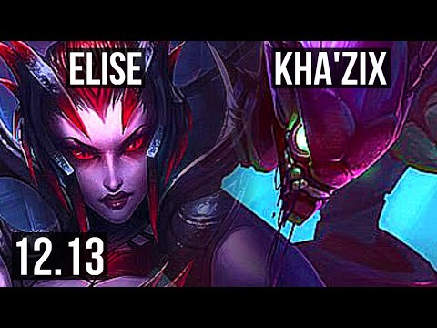 ELISE vs KHA'ZIX (JNG) | Rank 1 Elise, 5/2/10 | TR Grandmaster | 12.13