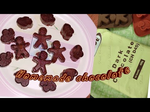 How to melt dark chocolate 🍫 on stove in our home