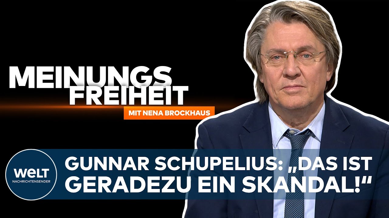 WELT-Talk MEINUNGSFREIHEIT – Gunnar Schupelius: „Das ist geradezu ein Skandal!“