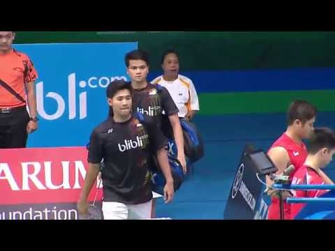 Yonex Sunrise Indonesian Masters 2016 | Badminton SF M5-MD | Pan/Suk vs Pra/Suw