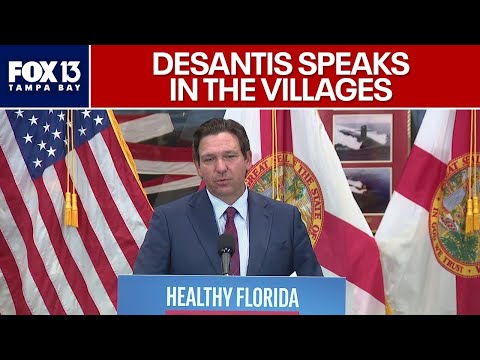 DeSantis news conference in The Villages