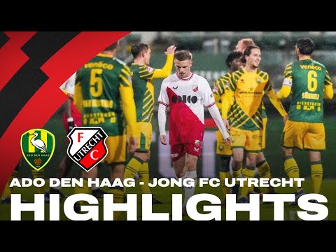 Jong FC Utrecht hard onderuit tegen ADO Den Haag 🫤 | HIGHLIGHTS