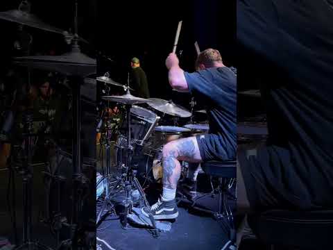The Acacia Strain - The Hills Have Eyes (Drum Cam) Live in Los Angeles #shorts #drums #foryou