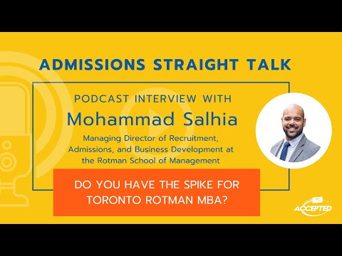 Do You Have the Spike for Toronto Rotman MBA? - YouTube