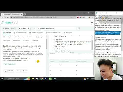 Solving Real Data Science Interview Questions in Strata Scratch (Hard Level Difficulty) - Part 1