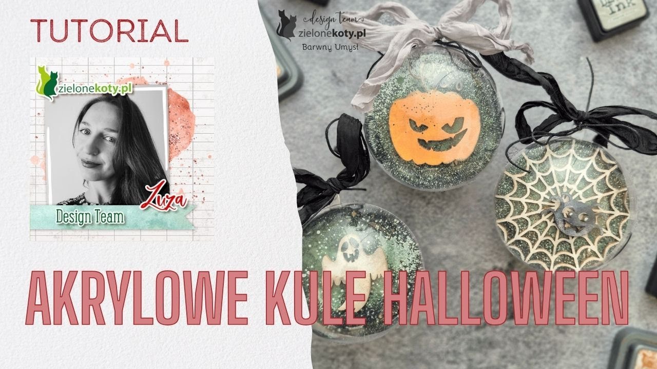 Akrylowe kule na Halloween + video | Zuza